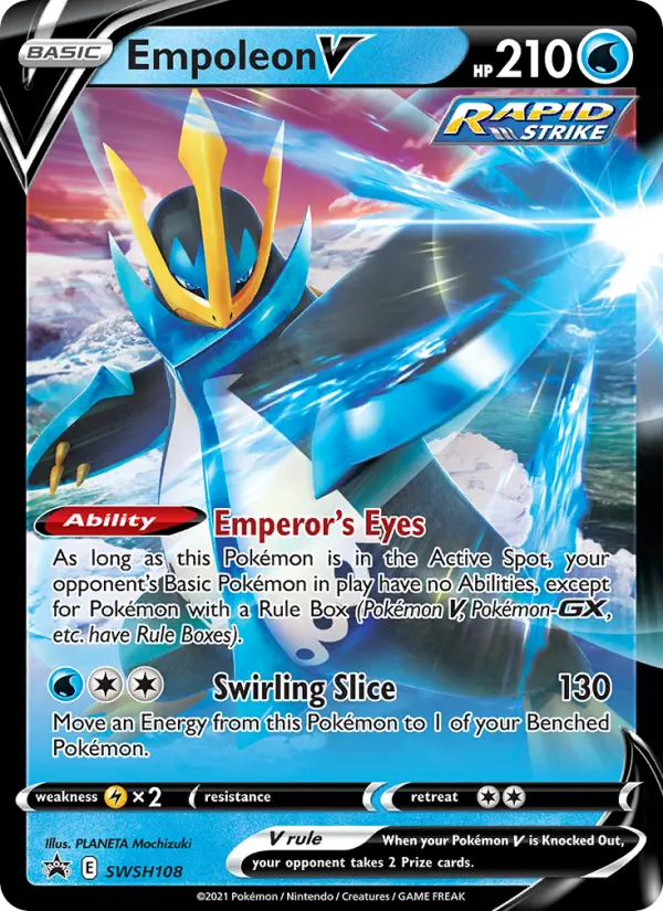 Empoleon V SWSH108 SWSH Black Star Promos Pokesingles