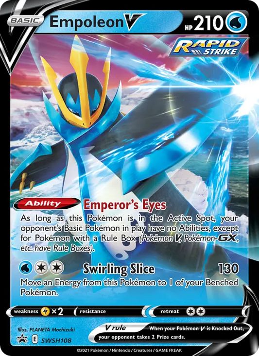 Empoleon V SWSH108 SWSH Black Star Promos Pokesingles