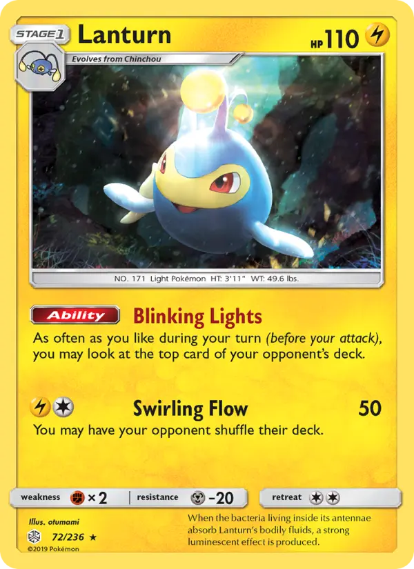 Lanturn 72 Cosmic Eclipse Pokesingles