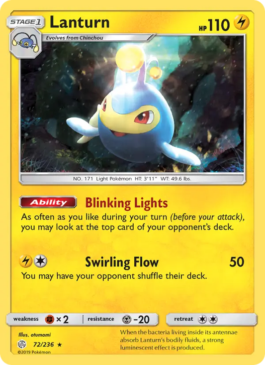 Lanturn 72 Cosmic Eclipse Pokesingles