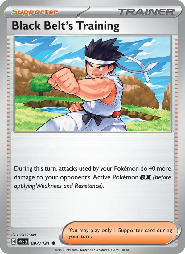 Black Belt's Training 97 Prismatic Evolutions Pokesingles