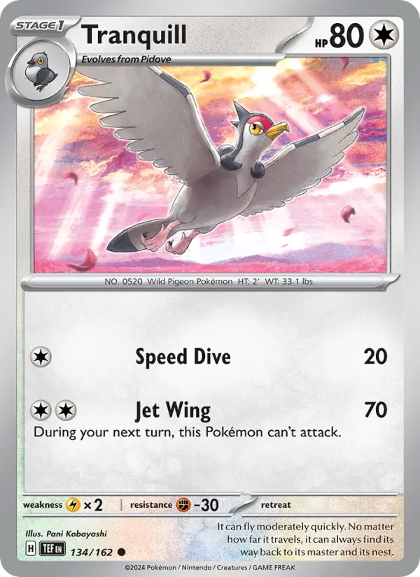 Tranquill 134 Temporal Forces Pokesingles