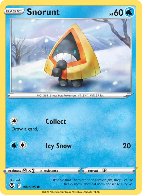 Snorunt 41 Silver Tempest Pokesingles