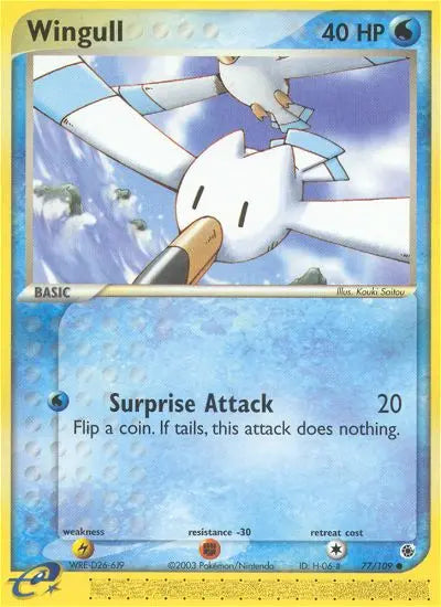 Wingull 77 Ruby & Sapphire Pokesingles