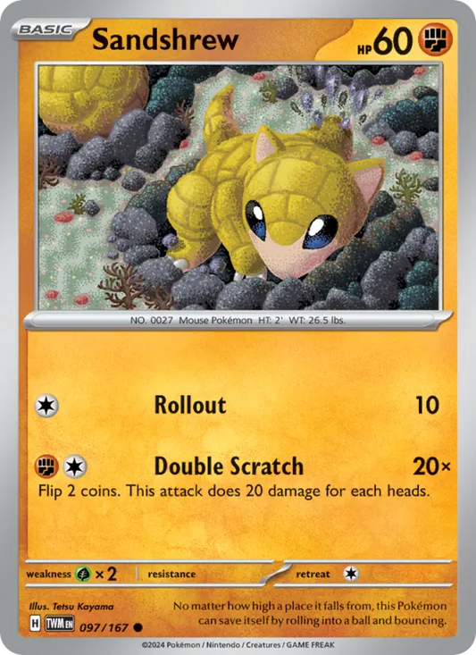 Sandshrew 97 Twilight Masquerade Pokesingles