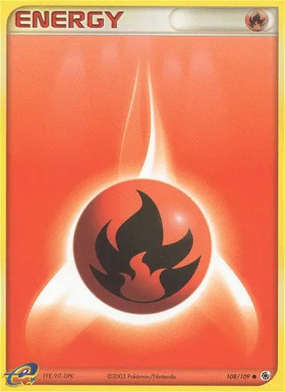 Fire Energy 108 Ruby & Sapphire Pokesingles