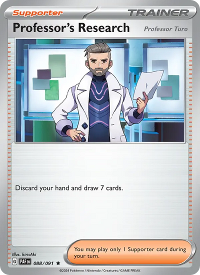 Professor's Research 88 Paldean Fates Pokesingles