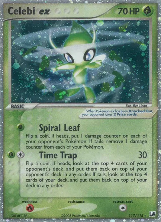 Celebi ex 117 Unseen Forces Pokesingles