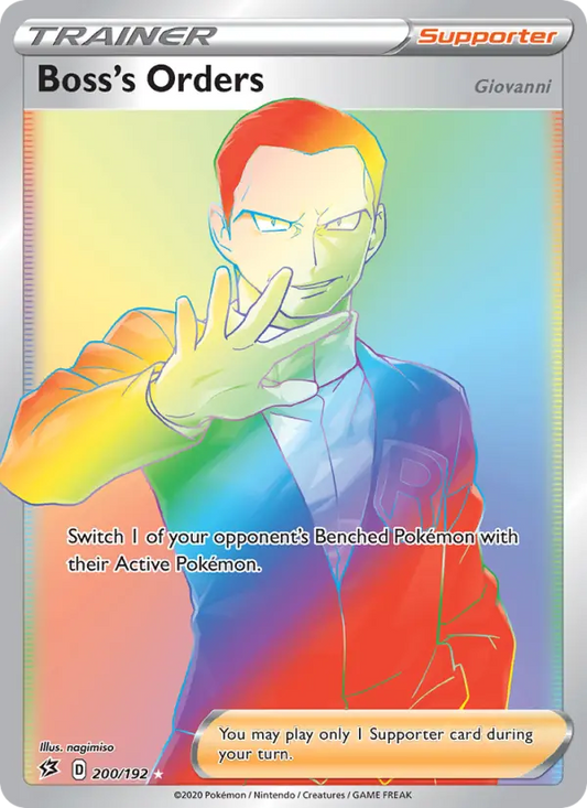 Boss's Orders (Giovanni) 200 Rebel Clash Pokesingles