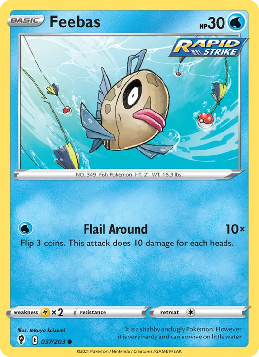 Feebas 37 Evolving Skies Pokesingles