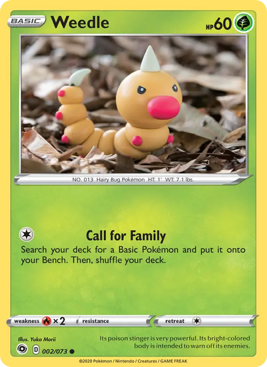 Weedle 2 Champion's Path Pokesingles
