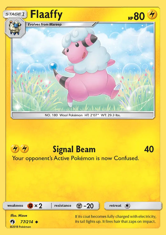 Flaaffy 77 Lost Thunder Pokesingles