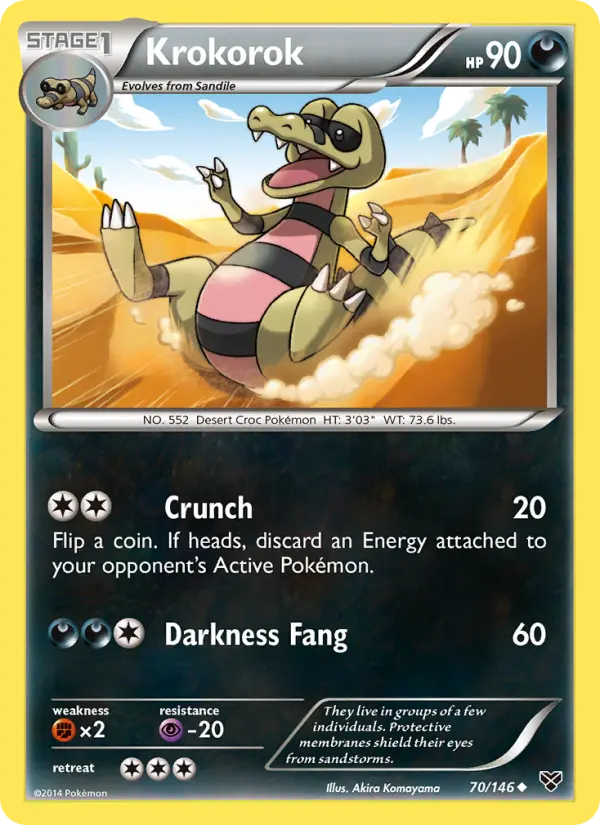 Krokorok 70 XY Pokesingles