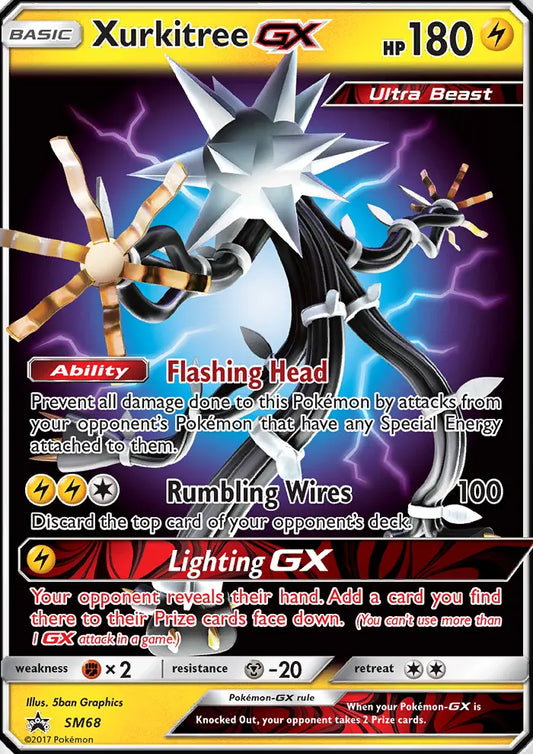 Xurkitree GX SM68 SM Black Star Promos Pokesingles