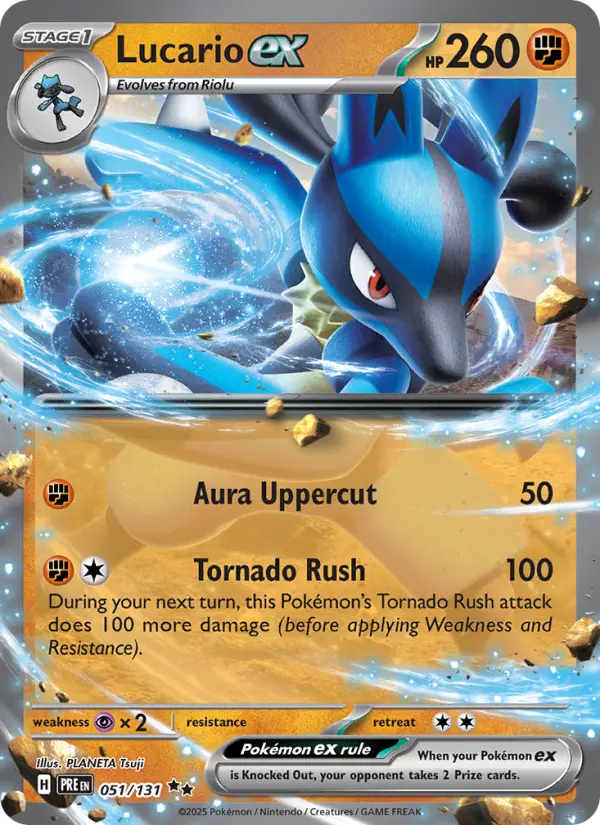Lucario ex 51 Prismatic Evolutions Pokesingles