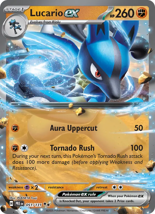 Lucario ex 51 Prismatic Evolutions Pokesingles