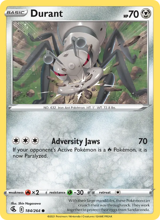 Durant 184 Fusion Strike Pokesingles