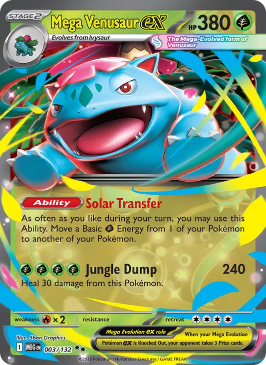 Mega Venusaur ex 3 Mega Evolution Pokesingles