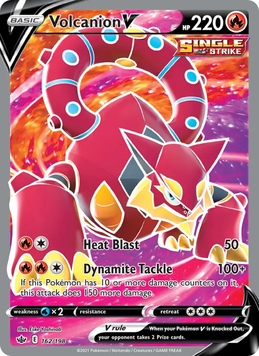 Volcanion V 162 Chilling Reign Pokesingles