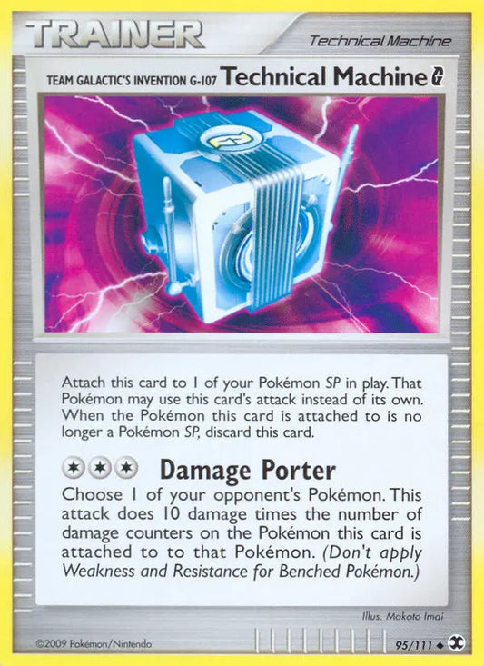 Team Galactic's Invention G-107 Technical Machine 95 Rising Rivals Pokesingles
