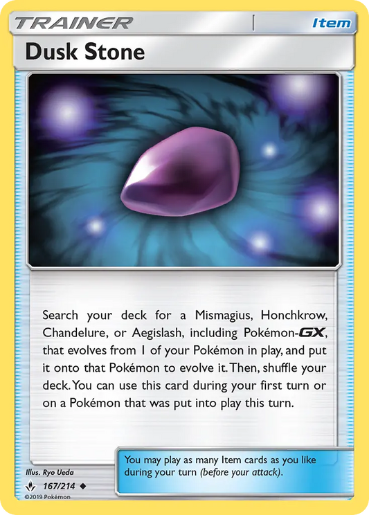 Dusk Stone 167 Unbroken Bonds Pokesingles