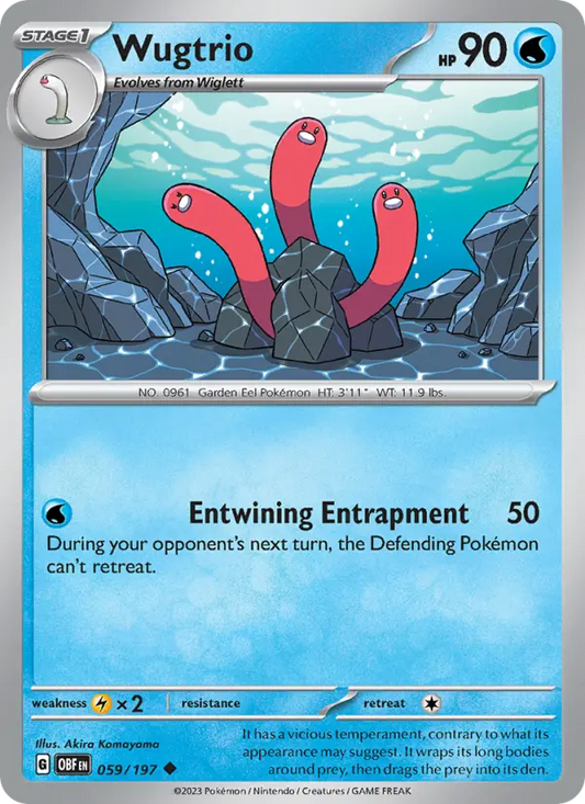 Wugtrio 59 Obsidian Flames Pokesingles