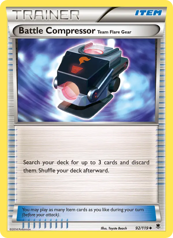 Battle Compressor Team Flare Gear 92 Phantom Forces Pokesingles