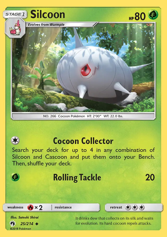 Silcoon 25 Lost Thunder Pokesingles