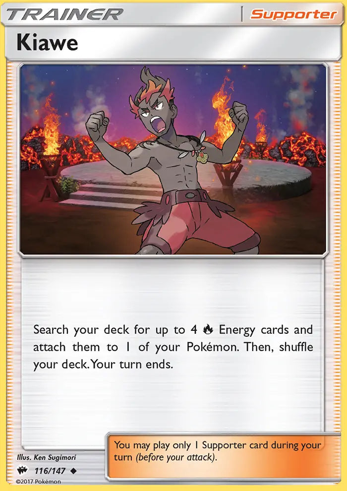 Kiawe 116 Burning Shadows Pokesingles