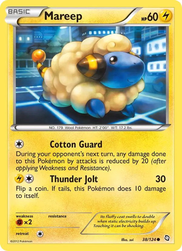 Mareep 38 Dragons Exalted Pokesingles