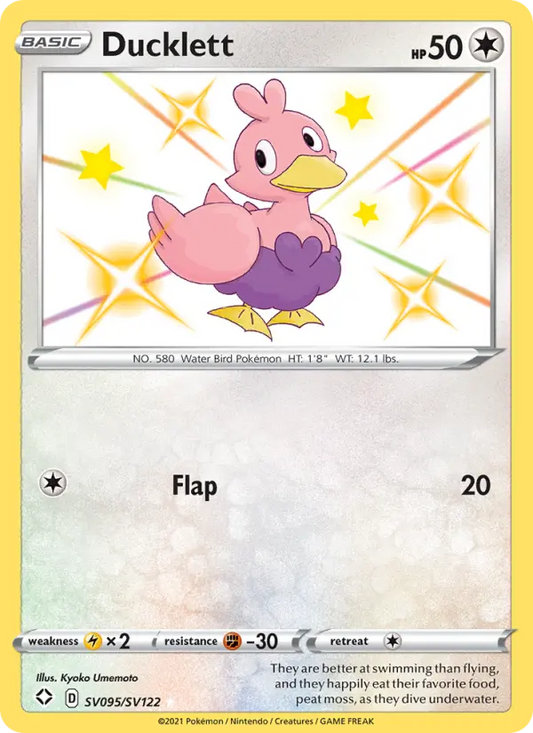 Ducklett SV095 Shining Fates Pokesingles