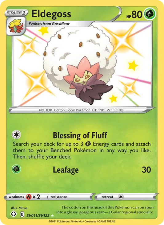 Eldegoss SV011 Shining Fates Pokesingles