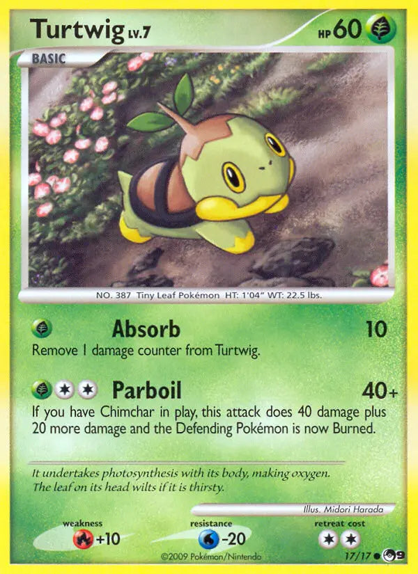 Turtwig 17 POP Series 9 Pokesingles