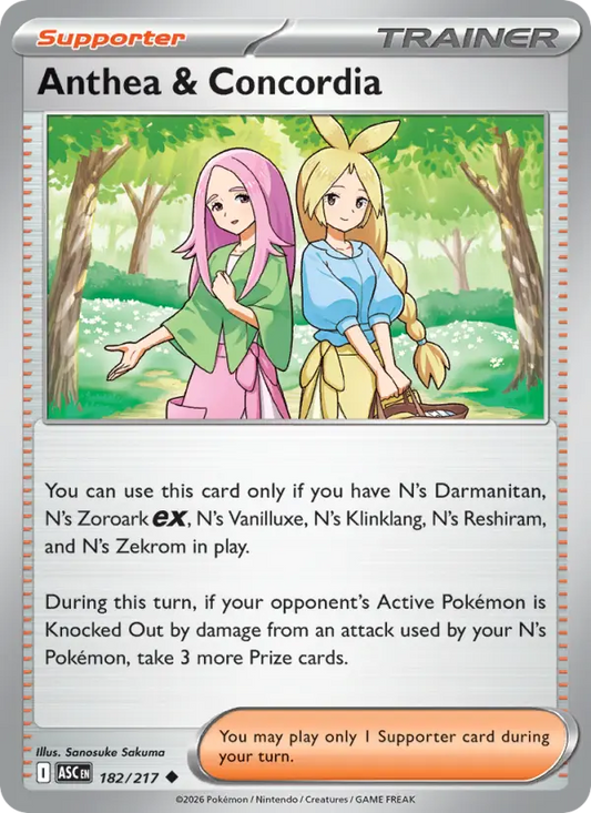 Anthea & Concordia 182 Ascended Heroes Pokesingles