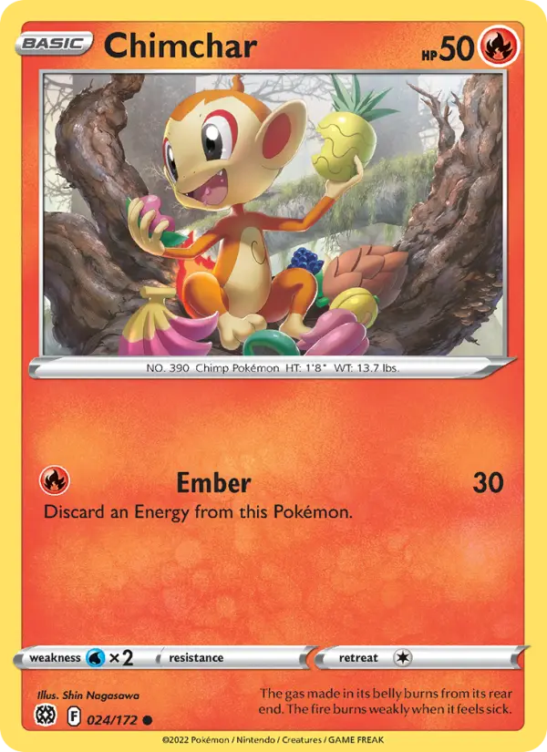 Chimchar 24 Brilliant Stars Pokesingles