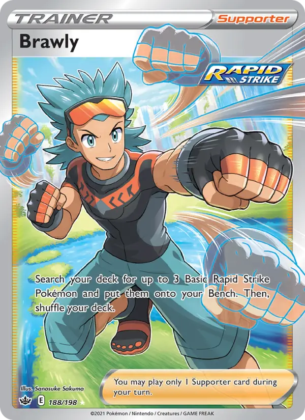 Brawly 188 Chilling Reign Pokesingles