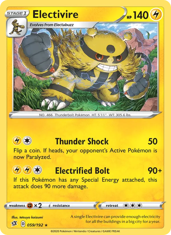 Electivire 59 Rebel Clash Pokesingles