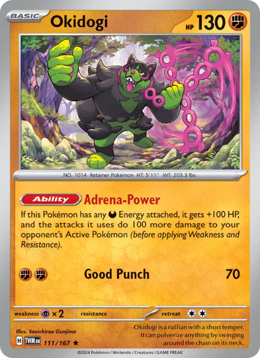 Okidogi 111 Twilight Masquerade Pokesingles