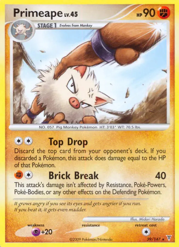 Primeape 39 Supreme Victors Pokesingles