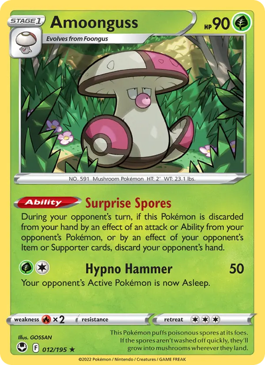 Amoonguss 12 Silver Tempest Pokesingles