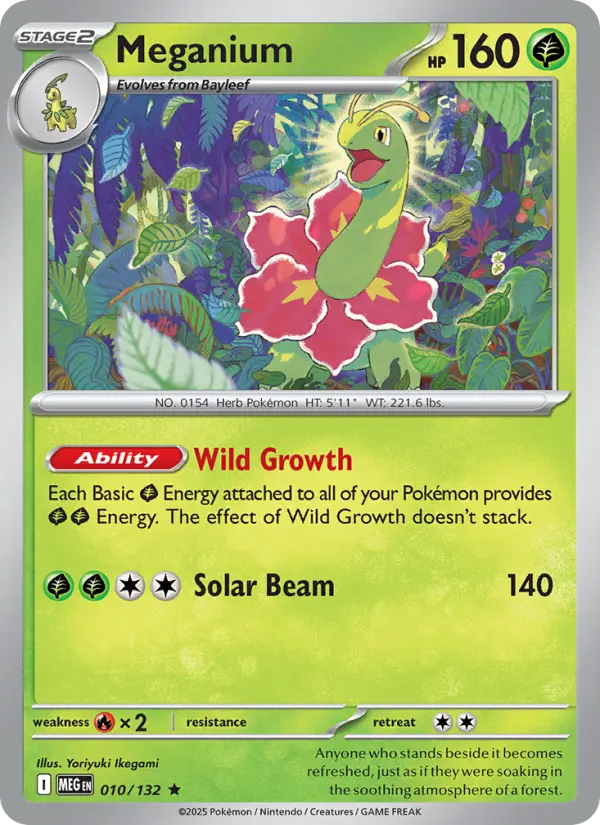 Meganium 10 Mega Evolution Pokesingles