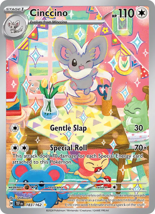 Cinccino 183 Temporal Forces Pokesingles