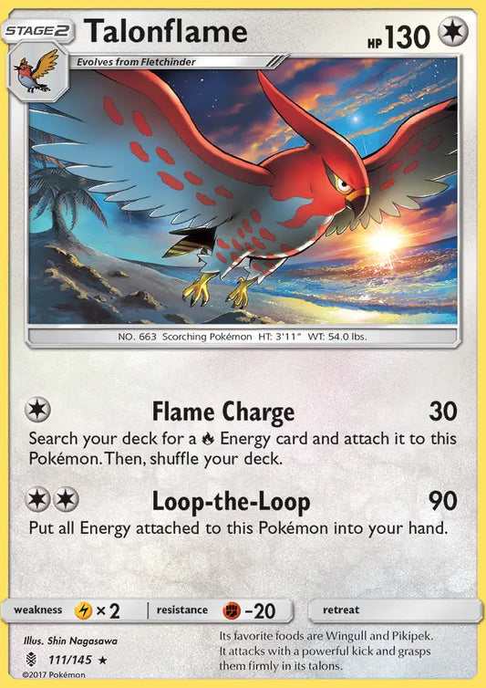 Talonflame 111 Guardians Rising Pokesingles