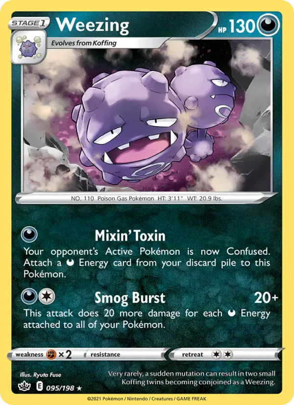 Weezing 95 Chilling Reign Pokesingles