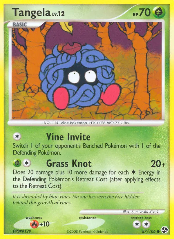Tangela 87 Great Encounters Pokesingles