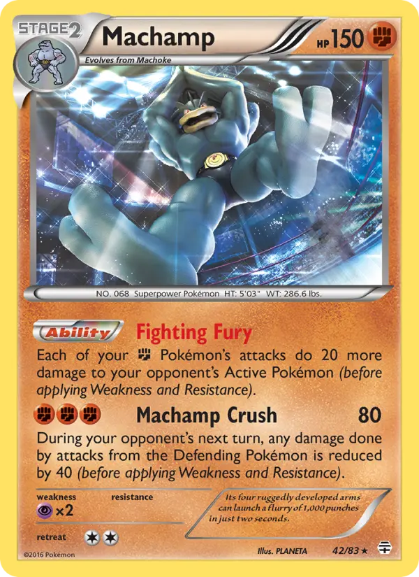 Machamp 42 Generations Pokesingles