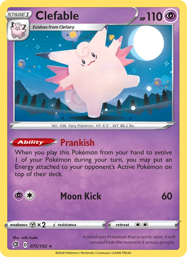 Clefable 75 Rebel Clash Pokesingles