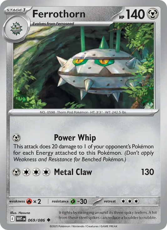 Ferrothorn 69 White Flare Pokesingles