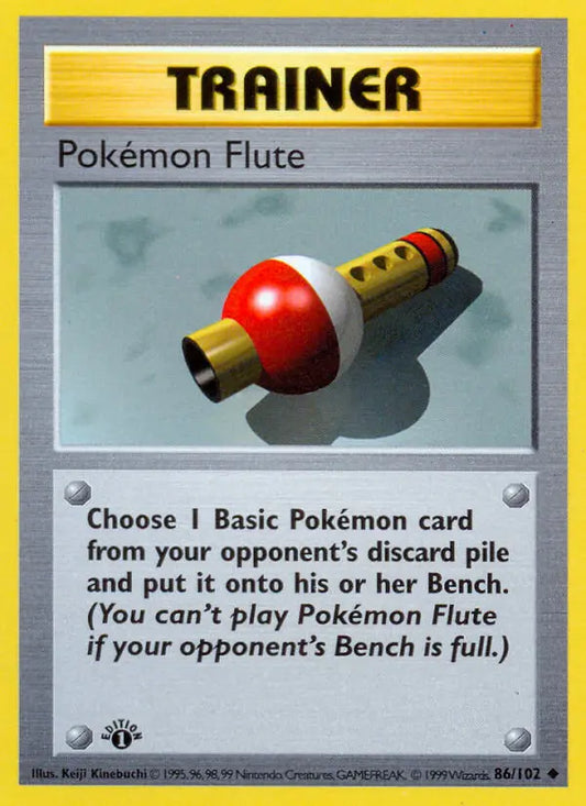 Pokémon Flute 86 Base Set Pokesingles