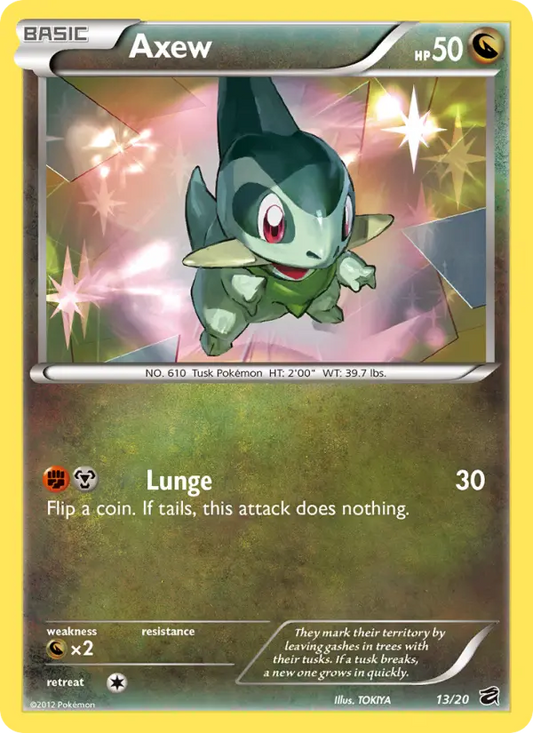 Axew 13 Dragon Vault Pokesingles